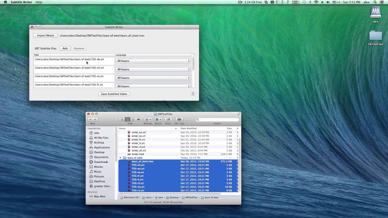 Subtitle Writer Video Tutorial - YouTube