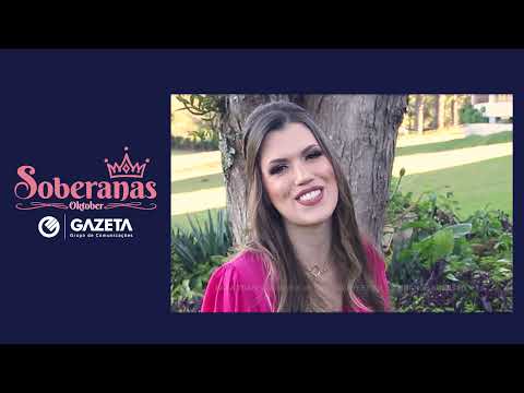 Candidatas a soberanas da 36ª Oktoberfest – Luana Patrícia Kothe
