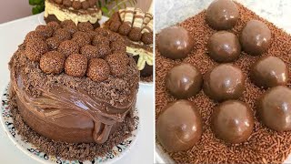 Chocolate cake decorating compilation ...