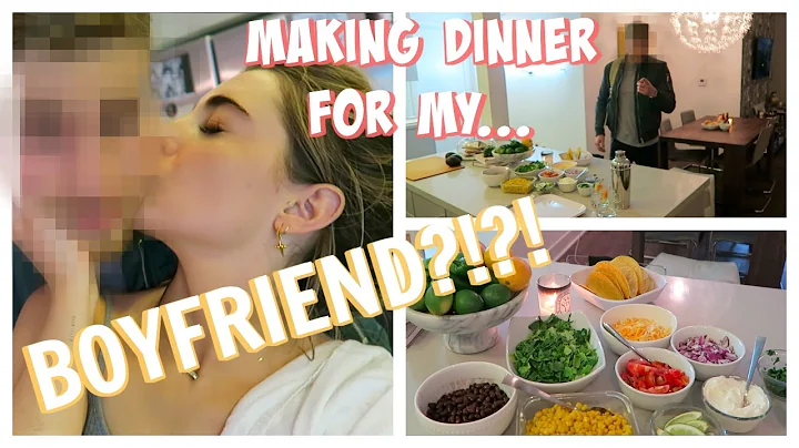 COOKING MY BOYFRIEND DINNER FOR THE FIRST TIME!