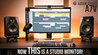 The BEST Home Studio Monitors I've Ever Owned - Adam Audio A7V