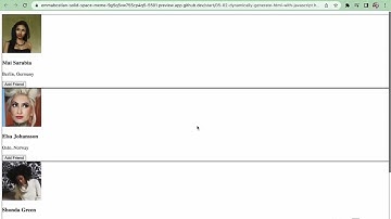Dynamically generate HTML elements with JavaScript