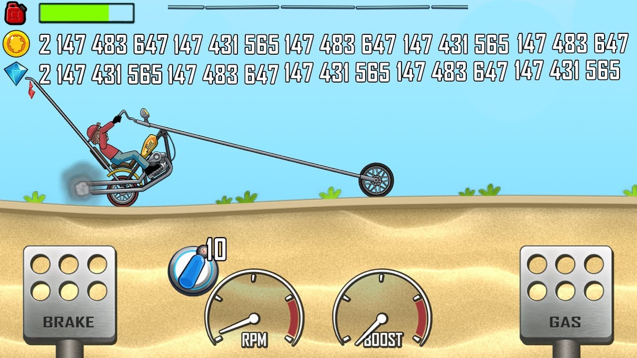 Hill Climb Racing 1.42.2 Unlimited Mod (Unlimited fuel,coins&gems