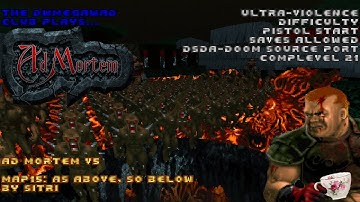 DWMegawad Club Playthrough: Ad Mortem V5 - MAP15 - As Above, So Below