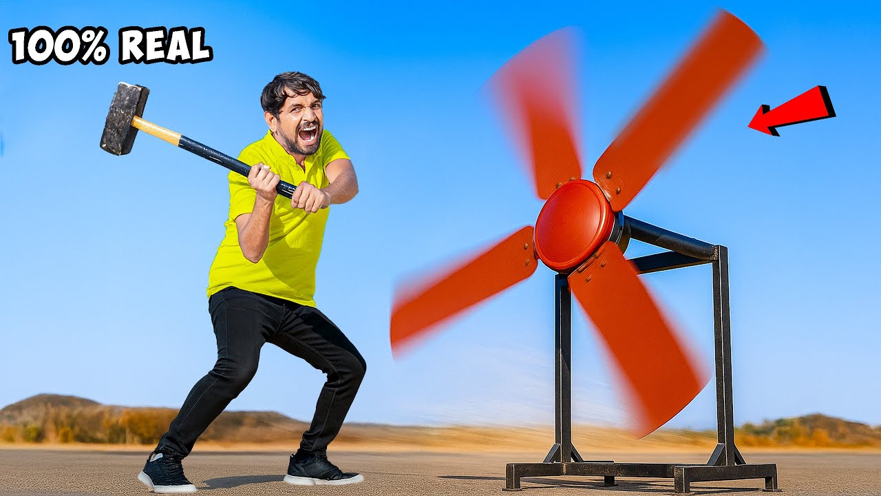 Durability Test Of A Fan - पंखे की आत्मा बाहर निकाल दी |😈