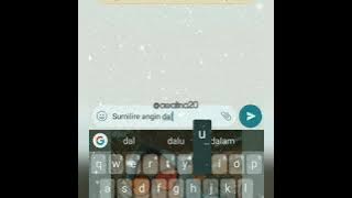 Story WA - Matursuwun Tresnomu mung kanggo aku (🎵Aku Tenang - Happy Asmara)