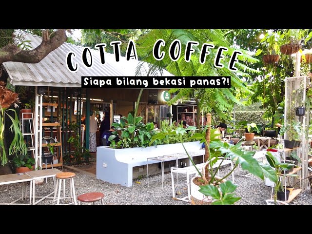 REKOMENDASI COFFEE SHOP OUTDOOR LUAS SUPER TEDUH - COTTA COFFE BEKASI  rekomendasi tempat bukber - YouTube