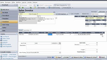 Penjualan Barang dengan Serial Number - ACCURATE Accounting Software