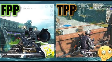 FPP vs TPP comparison | CALL OF DUTY MOBILE ALCATRAZ