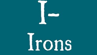 A-Z of Pirate Words - Irons