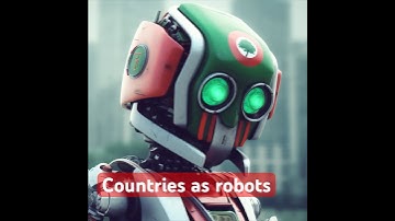 If countries were robots #fyp #viralvideo #countries