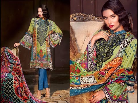 Gul Ahmed Latest Winter Dresses Collection 2017-2018