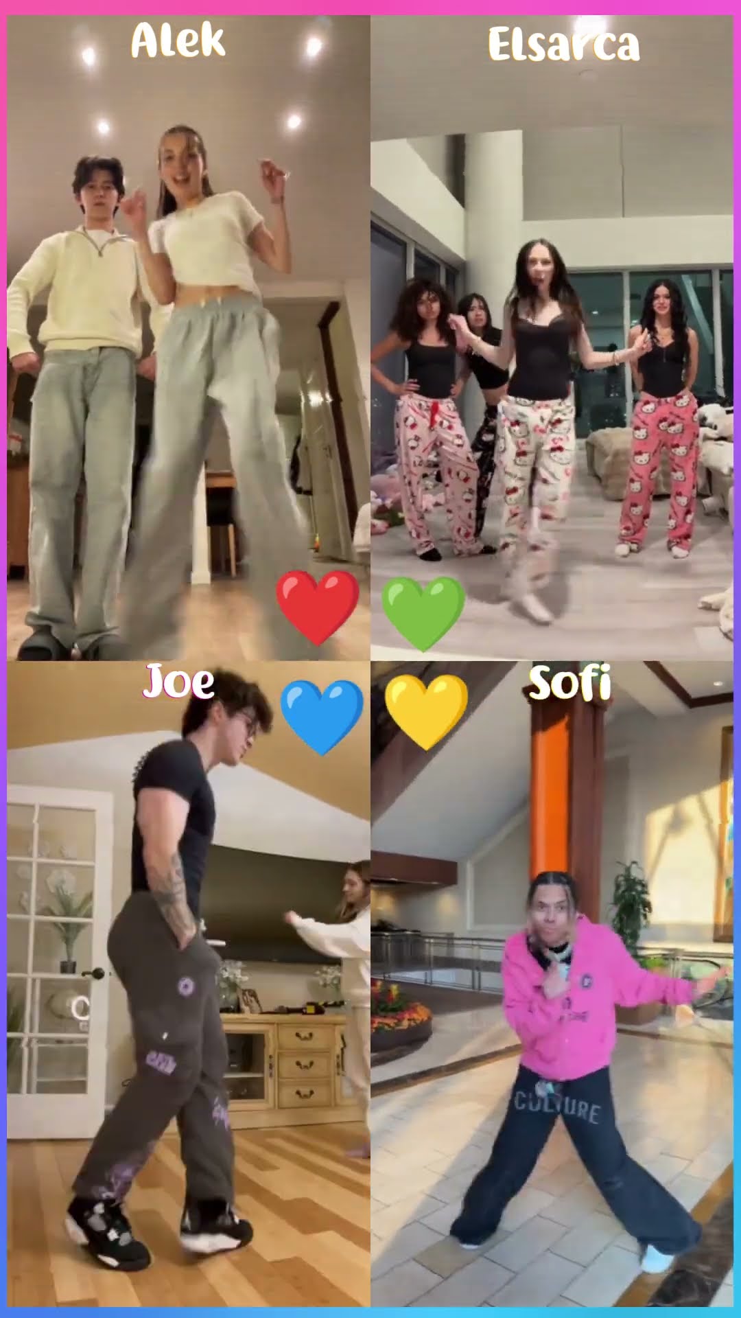 Who Did It Best? ?? Alek x Elsarca x Joe x Sofi #shorts #dance #tiktok