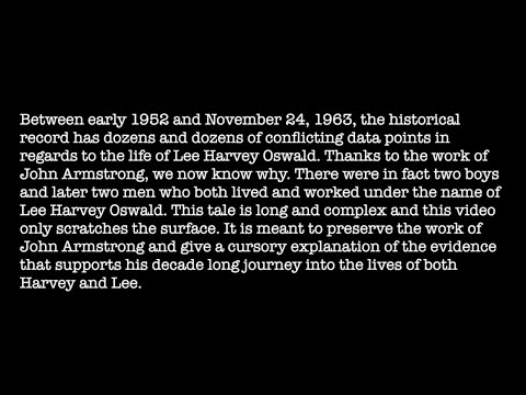 JFK Files: The John Armstrong Harvey and Lee Interviews