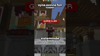 TOWNY SUNUCUMDA BEDAVAYA ELİTRA ALMA YÖNTEMİ!! #minecraft #shorts