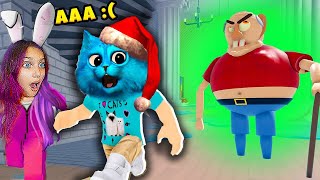 Котёнок Лайк И Я Застряли У Деда 😨 Побег От Вредного Деда В Роблокс Escape Evil Grandpa! Roblox