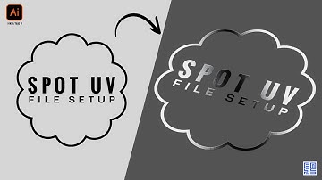 Spot UV effect | file setup Final output | Adobe illustrator in HINDI /  हिंदी में