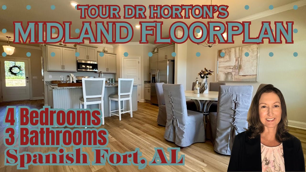 Moving to Spanish Fort Alabama? Tour the DR Horton Midland Floor Plan in Biltmore at Stonebridge!