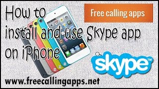 how to use skype on iphone