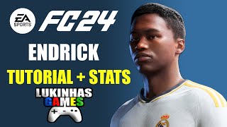 EA FC 24 | Endrick | Real Madrid | stats | pro clubs | tutorial | look alike | how to create