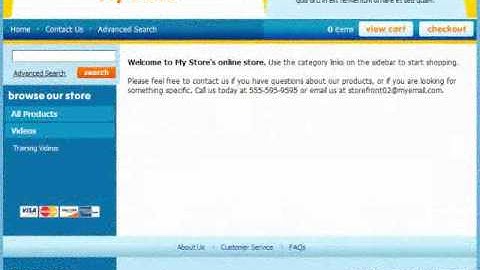 1SC Stores - Setting Up Templates
