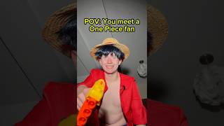 POV: You meet a One Piece fan #onepiece #luffy #anime