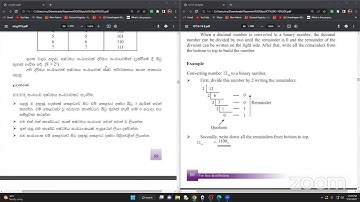 Number Systems and Conversions for OLs