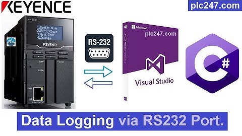 PLC Keyence & Visual Studio C# "Data Logging via RS232"