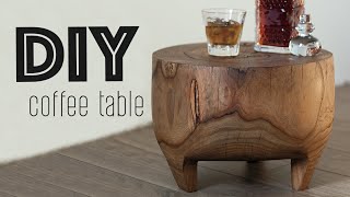 DIY coffee table / История о том, как я нашёл пень во дворе