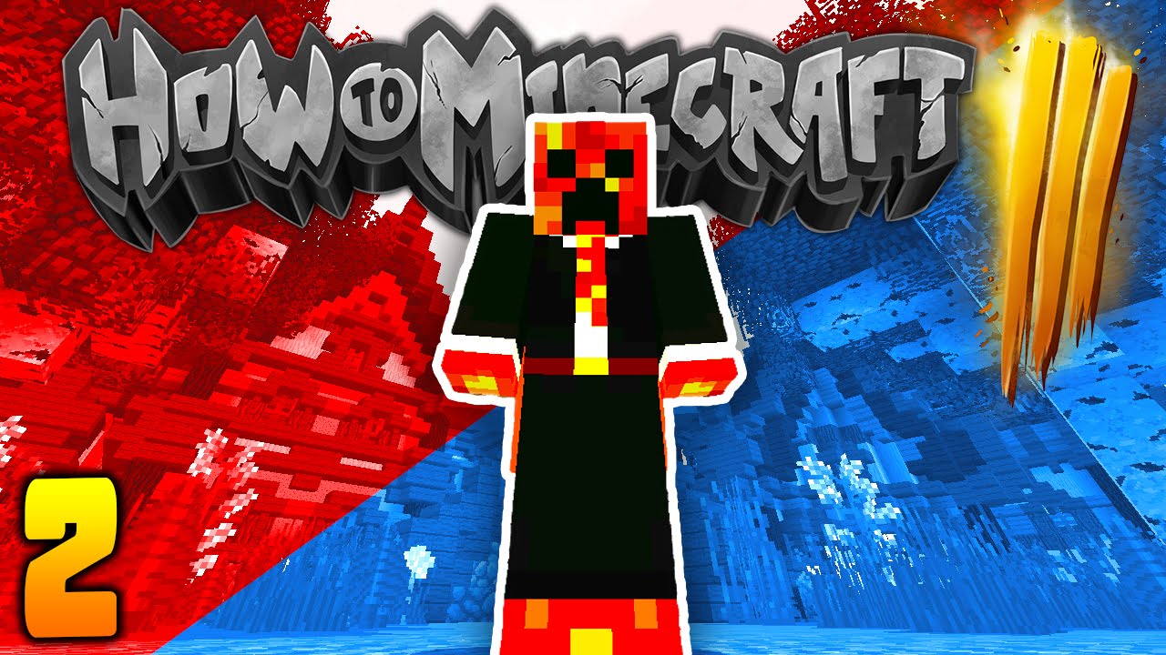 How 3 Minecraft #2 - "6V6 RED VS BLUE TEAM FIGHT!!" - (H3M SMP)