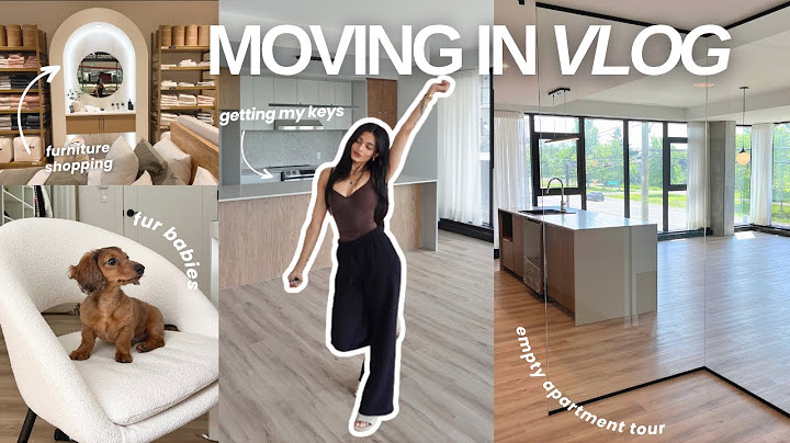 MOVING IN VLOG | empty apartment tour, ikea haul, & closet + skincare organization