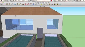 google sketch up - part 2 - windows, kitchens and sofas