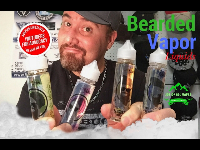 E juice review Feb 2017~The Bearded Vapor Liquids~Joe Of All Vapes