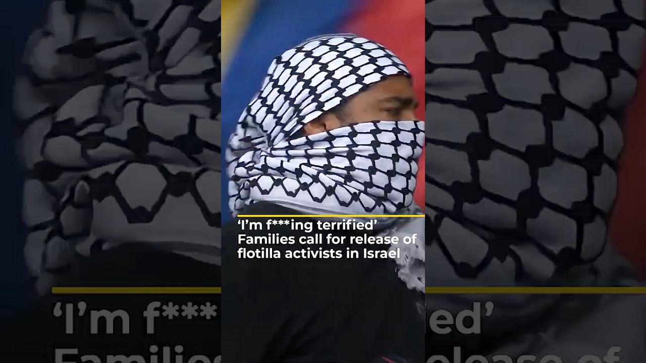 عائلات تطالب بالإفراج عن نشطاء الأسطول: "أنا مرعوبة للغاية" | #ajshorts