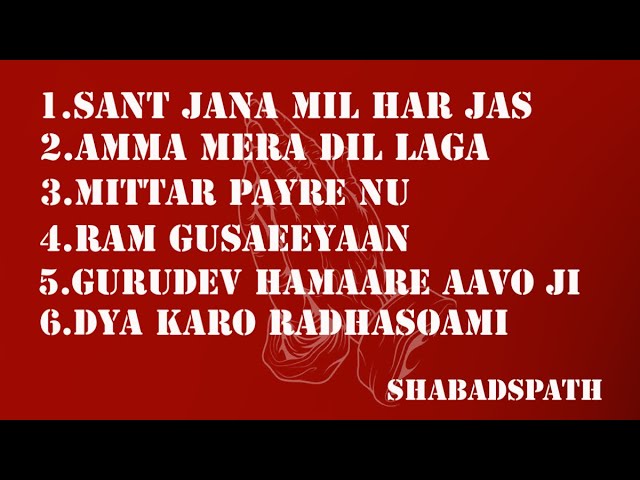 Non stop Shabad collection #meditation #darshan #video #youtube #radhaswami #radhasoami class=