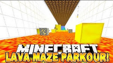 Minecraft - LAVA MAZE! (Puzzle Map) - Part 1 - w/ Serious_Ian & xMinecraft_DJx