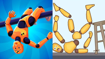 Ragdoll Fall: Break the Bones VS Kick & Break Satisfying ASMR GamePlay (Android,ios) (New Update)