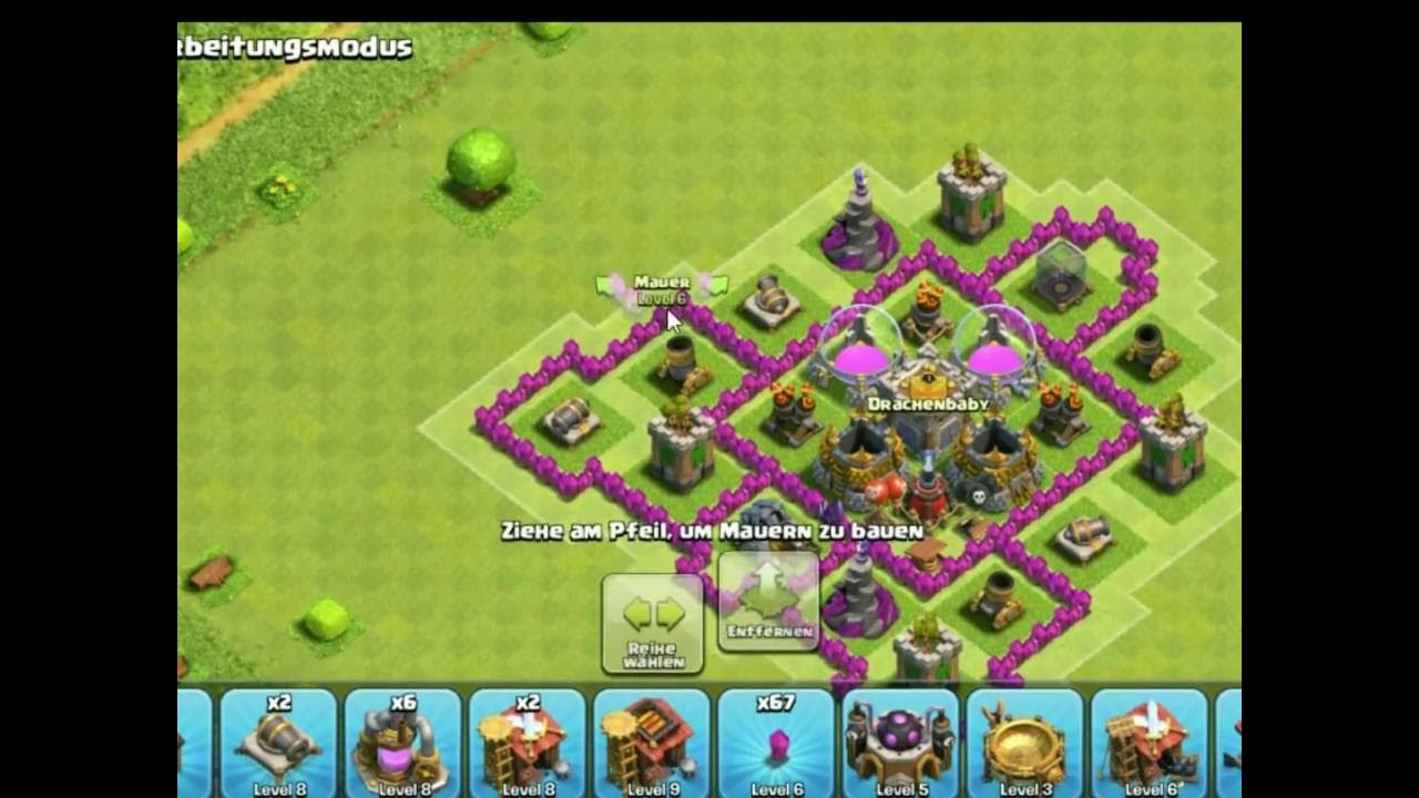 Clash Of Clans Beste Verteidigung Rathaus Level 7 Clankrieg www.youtube.com