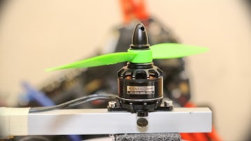 RTF Micro Titan 2208-1800Kv Static Thrust Test -1.6Kg!