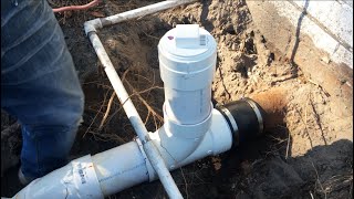 How to Add a 4" PVC Cleanout to a Cast Iron Sewer Line