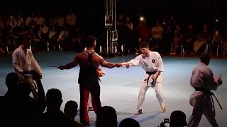 Silvio Simac and Scott Adkins demo @ Athens Warrior Spirit 2018