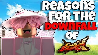 THE REAL REASONS FOR THE DOWNFALL OF ANIME FIGHTING SIMULATOR X!!