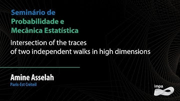SPMES: Intersection of the traces of two independent walks in high dimensions - Amine Asselah