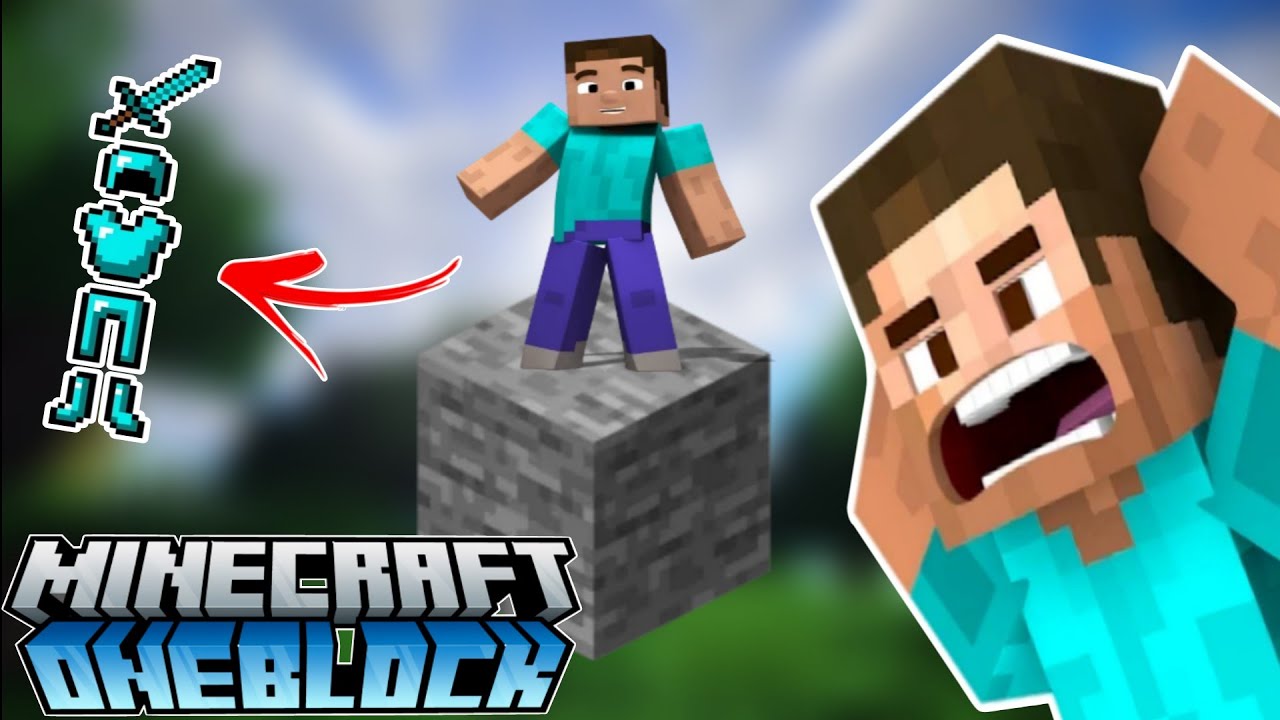 WE GOT DIAMONDS IN MINECRAFT ONE BLOCK - YouTube