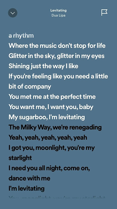 Dua Lipa - Levitating #hits #tiktok #trending #lyrics #viralhits #spotifylyrics #dualipa #music