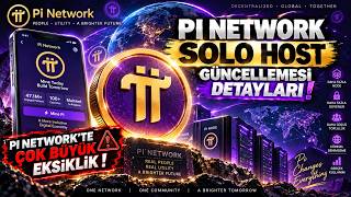 PI COIN BREAKING NEWS! 🔥 PI NETWORK SOLO HOST UPDATE DETAILS! 🚀