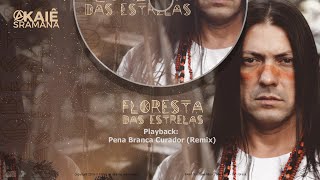 Video thumbnail of "Playback Legendado  » Pena Branca Curador (Remix) » Akaiê Sramana (CD Floresta das Estrelas)"