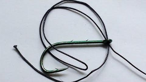 How To Tie The Simple Fishing Knots But Effective-DIY Fishing Tips-Buộc Lưỡi Câu Đơn Giản Hiệu Quả