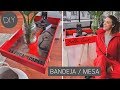 DIY Lixo ao Luxo, Transformando Gaveta de Caçamba em Bandeja / Mesa Lateral! La Casa de Papel