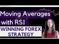 Moving Averages with RSI Forex Winning Strategy - YouTube